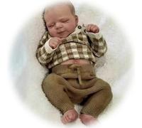 Realistico Bambole Reborn Ava-tar Bebe 19 pollici 49 cm Maschietto che dorme vinile e silicone morbido Bambole neonato Reborn baby doll Giocattolo Regalo Per i bambini di 3+