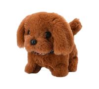 Realistico cane robot giocattolo: giocattolo interattivo in peluche elettronico per cuccioli, animale domestico educativo morbido e durevole, suono sensibile movimento | Attraente opzione di