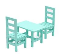 Realistico Casa delle Bambole Tavolo E Sedie Set 1/6 Scala Moderna Mobili In Legno Decorativo Gioco Di Finta Bianco Bambola Mobili Set