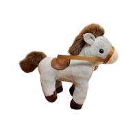 Realistico ciondolo a forma cavallo, portachiavi in peluche, giocattolo per borsa, decorazione per zaino, ornamento da appendere, regalo per festival per bambini, ornamento da appendere, ciondolo
