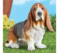 Realistico Dettagliato Adorabile Basset Hound Cucciolo di Cane Interno/Esterno