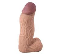 Realistico Dildo 20 cm Lungo Super Grande Pene di Spessore Grandi Testicoli per Il Piacere Anale e Vaginale Erotico Giocattolo Adulto Del Sesso per Le Donne Degli Uomini