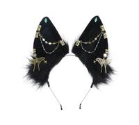 Realistico Esotico Orecchio Di Lupo Fascia Per Capelli Costume Di Gioco Di Ruolo Copricapo Halloween Ragazza Calda Stili Giapponesi Anime Evento Copricapo