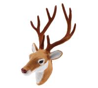Realistico Farcito Deer Testa Modello Giocattolo Faux Animal Home Ornament