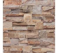 Realistico Guardando Mattone & Pietra Parati - Metallico Rustico Ardesia Ombre &