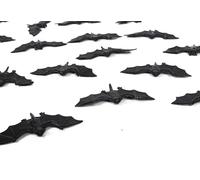 Realistico Halloween Prank Props Giocattolo False Gomma Pipistrello/Serpente/Ragno/Formiche, Decorazione dell'atmosfera inquietante, Decorazione del partito di festa, 30 Pezzo (Pipistrello)