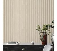 Realistico Legno Asticelle Parati 3D Boiserie Vinile AS Creation - Scelta Colore