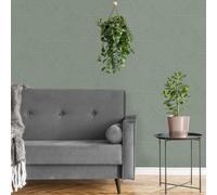 Realistico Legno Geometrico Holden Parati 3D Effetto Triangoli Sage Verde 13200