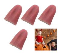 Realistico Lingua Finta, Estensibile Lingua Finta, Realistica Scherzo Giocattolo, 4 Pezzi Terribile Realistico Halloween Scherzi, Oggetti di Scena per Il Pesce d'Aprile e Gli Scherzi di Halloween