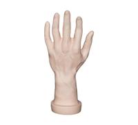 Realistico mano sinistra modello per cosplay Halloween display fotografia Nail Art pratica PVC Skin Tone