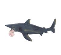 Realistico Modello di Squalo Helicoprion Giocattoli di Animali Marini Figure di Creature del Mare Dell'Oceano Set da Gioco per Animali Subacquei con Mascella a Spirale Det