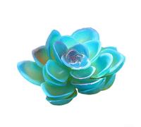 Realistico per mini piante grasse artificiali per scrivania, casa e ufficio, decorazione da giardino per tutte le stagioni (fiore di loto)