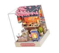 Realistico Piccolo Legno Assemblaggio Cabina Set Progetto Di Costruzione Per Relax Consapevole E Decorazione In Legno Terapeutico Puzzle Architettonico