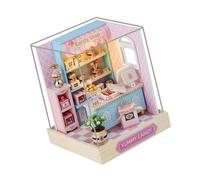 Realistico Piccolo Legno Assemblaggio Cabina Set Progetto Di Costruzione Per Relax Consapevole E Decorazione In Legno Terapeutico Puzzle Architettonico