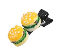 Realistico Tanghulu/Hamburger Clip di Capelli Cibi Divertenti Gioca Pin Per Le Ragazze Creativo Dei Capelli Fermaglio Laterale Styling Clip