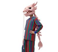 Realistisch Dinosaurus Skelet Kostuum - 80 cm/120 cm 3D Pluche Draagbaar Bot Outfit Met Hoofd & Wervelkolom Voor Kinderen & Volwassenen. Halloween & Cosplay Toneel Rekwisiet.