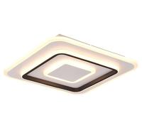 Reality Jora R64293131 - Plafoniera a LED, in metallo bianco opaco, plastica, con LED, 46 Watt, telecomando