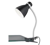 Reality Lampada a morsetto Harvey R20731232, metallo nero opaco, tranne 1 x E27, Flexarm