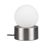 Lampada COUNTESS con vetro bianco H.17cm base in metallo acciaio R59051007