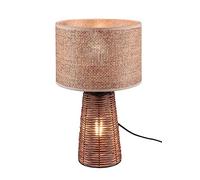 Lampada STRAW con illuminazione anche nella base in rattan colore naturale R50972026