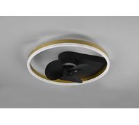 Reality Lampade LED Ventilatore Da Soffitto Borgholm R67083132 Metallo Nero