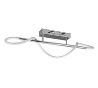 Reality LED Lampada da soffitto Argos R62361106, metallo cromato, plastica bianca, incl. LED 28 Watt, dimmer interruttore