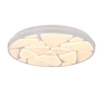 Reality LED Lampada da soffitto Astro R64171031, plastica bianco opaco, incl. LED da 16 Watt, telecomando