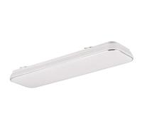 Reality LED Lampada da soffitto Blanca R64144301, plastica bianco opaco/cromato, incl. LED 28 Watt, dimmer interruttore