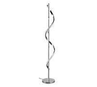 Reality LED Lampada da terra Isabel R42201106, metallo cromato, LED da 21,5 watt inclusi, dimmer