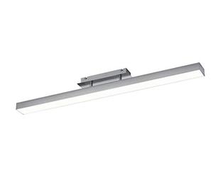 Reality Leuchten Agano Applique Soffitto Lampada 18 W, Nickel Satinato