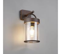 Reality Leuchten Applique da esterno Almeria, ruggine, alluminio, altezza 29 cm, IP44 R26476124