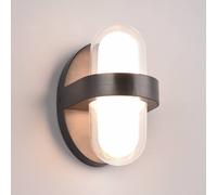 Reality Leuchten Applique LED da esterni Limeira, tonda R24256232