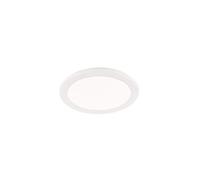 Plafoniera led tonda metallo bianco dimmerabile con interruttore a parete 26cm CAMILLUS R62921501