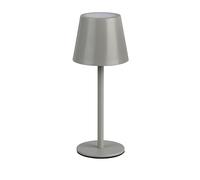 Reality Leuchten Diaz R55961177 - Lampada da tavolo a LED, batteria esterna, in metallo, con LED da 1,6 Watt, colore della luce regolabile, 4 ingressi