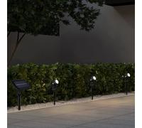 Reality Leuchten Faretto solare Obidos, nero opaco, alluminio, set da 3 Reality Leuchten