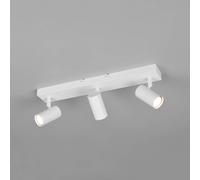 Reality Leuchten Faretto Taryn, bianco opaco, lunghezza 45 cm, a 3 luci, GU10 Reality Leuchten