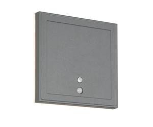 Reality Leuchten Fortaleza R23056242 - Lampada da parete a LED, in alluminio pressofuso, con LED da 2 W, supporto magnetico da parete, illuminazione indiretta, sensore di movimento, sensore