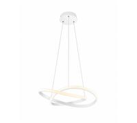 Sospensione led cerchio infinito COURSE R32051131 bianco D.60cm
