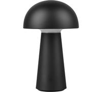 Lampada LENNON LED fungo ricaricabile usb touch 4 intensità nera R52176102