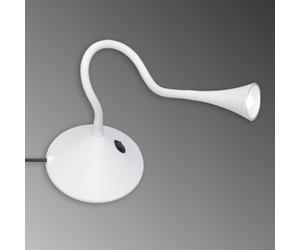 Reality Leuchten Lampada da tavolo a LED flessibile Viper in bianco Reality Leuchten