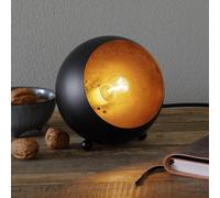 Lampada da tavolo sfera metallo nero BILLY R50101032