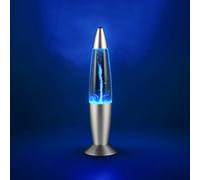 Reality Leuchten Lampada da tavolo LED Holly, colore titanio, altezza 35 cm, RGB, USB Reality Leuchten