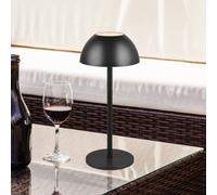 Reality Leuchten Lampada LED da tavolo Ricardo, nero, altezza 30 cm, plastica Reality Leuchten