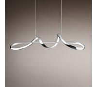 Sospensione LED Perugia Potenza 36 Watt, Temp. 4000K, Ø 80cm, Dimmerabile, Colore Cromo