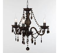 Reality Leuchten Lampadario Perdita 3 luci nero R11073002