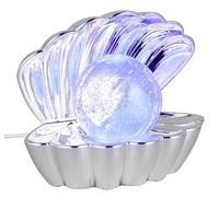 Reality Leuchten Lampe de table SHELLY R57731106, plastique chrome, 0,8 watt LED, changement de couleur
