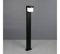 Reality Leuchten Lampione solare Colombo, nero opaco, metallo, altezza 100 cm Reality Leuchten