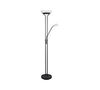 Piantana ORSON LED con lampada da lettura con funzione dimmer nera opaca R40073532