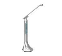 Reality Leuchten Patty R52311187 - Lampada da scrivania a LED da 4 Watt, batteria USB-C, sveglia, data e visualizzazione della temperatura