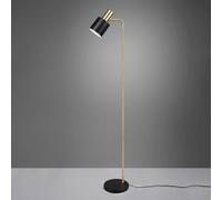 Reality Leuchten Piantana Adam, 1 luce, nero/oro Reality Leuchten